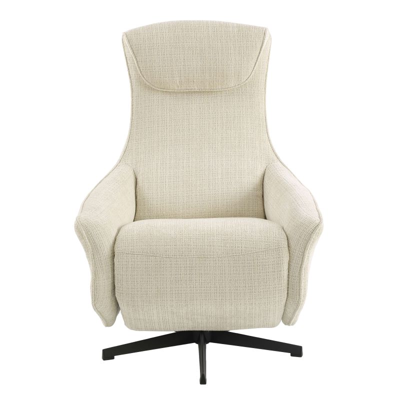 Fauteuil relax électrique rotatif COCHYRE 1 place tissu beige