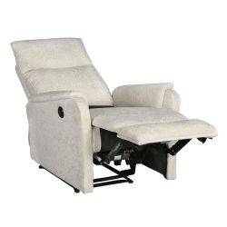 Fauteuil relax électrique ARGOLI 1 place tissu beige