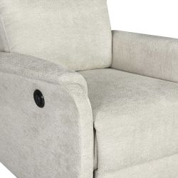 Fauteuil relax électrique ARGOLI 1 place tissu beige