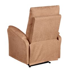 Fauteuil relax électrique ARGOLI 1 place tissu orange