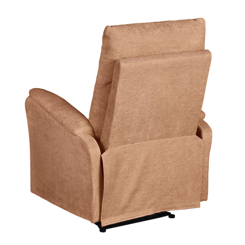 Fauteuil relax électrique ARGOLI 1 place tissu orange