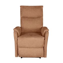 Fauteuil relax électrique ARGOLI 1 place tissu orange