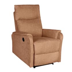 Fauteuil relax électrique ARGOLI 1 place tissu orange