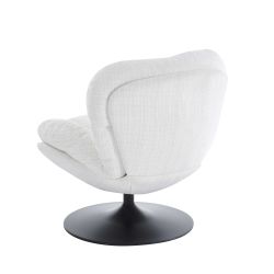 Fauteuil rotatif CERES 1 place tissu beige