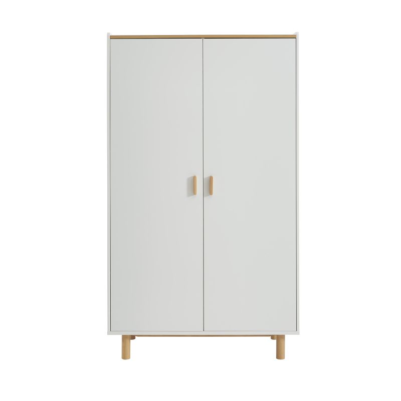 Armoire enfant AURA blanc 2 portes