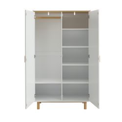 Armoire enfant AURA blanc 2 portes