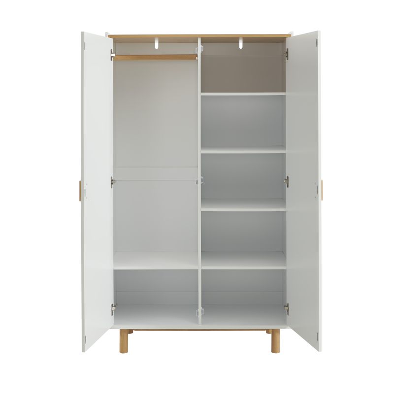 Armoire enfant AURA blanc 2 portes