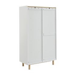 Armoire enfant AURA blanc 2 portes