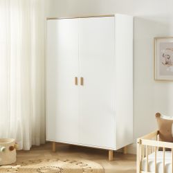 Armoire enfant AURA blanc 2 portes