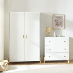 Armoire enfant ILIO blanc 2 portes