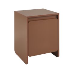 Table de chevet AKKA marron chocolat