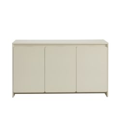 Buffet AKKA 3 portes beige 140 cm