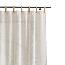 Rideau DONI polylin blanc 140x260cm