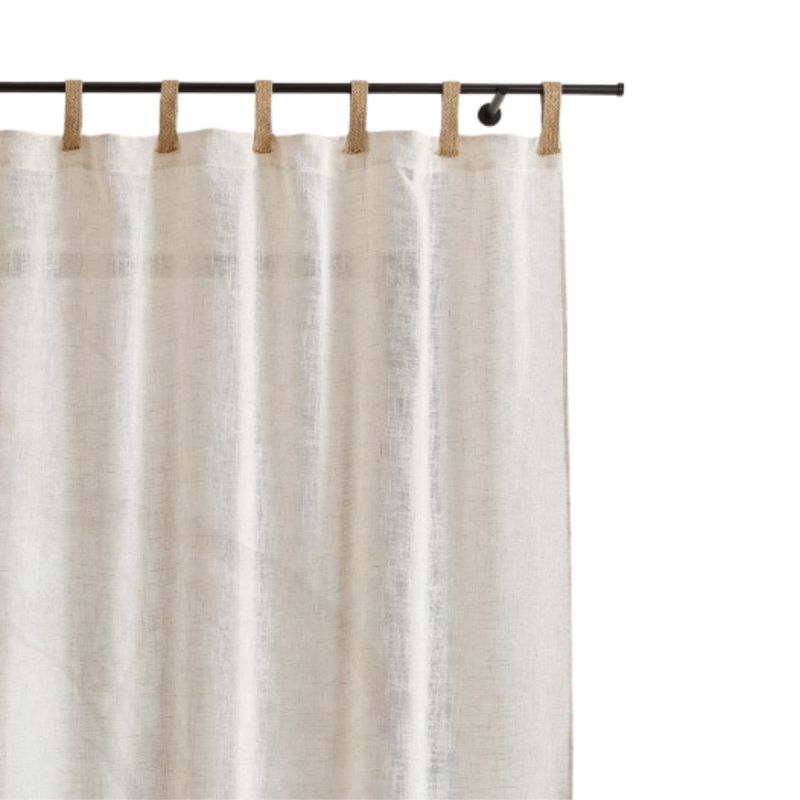 Rideau DONI polylin blanc 140x260cm