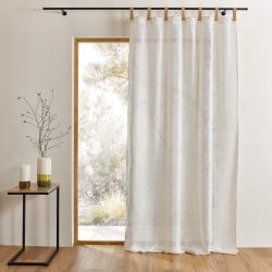 Rideau DONI polylin blanc 140x260cm