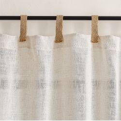 Rideau DONI polylin blanc 140x260cm