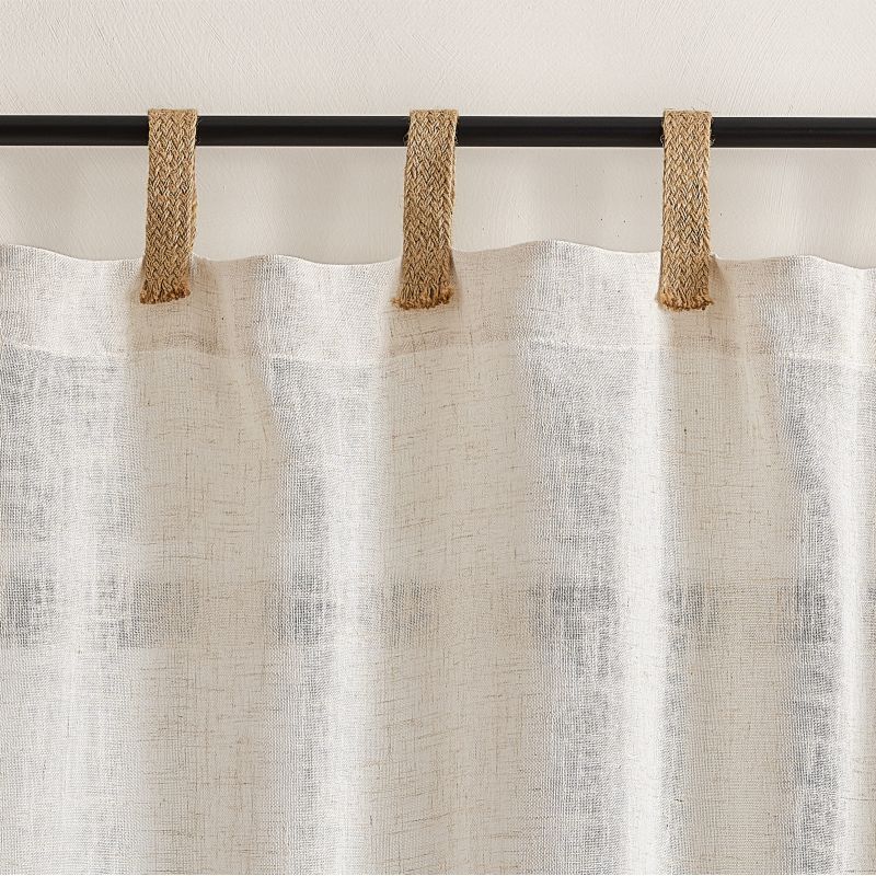 Rideau DONI polylin blanc 140x260cm