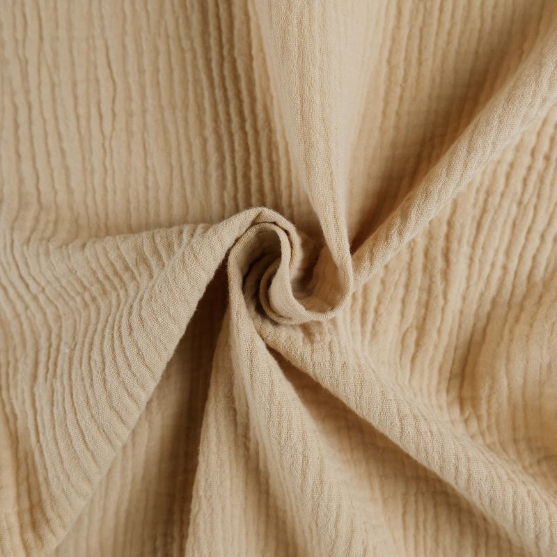 Rideau VISTA gaze de coton sable 130x240cm