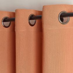 Rideau VISTA gaze de coton terracotta 130x240cm
