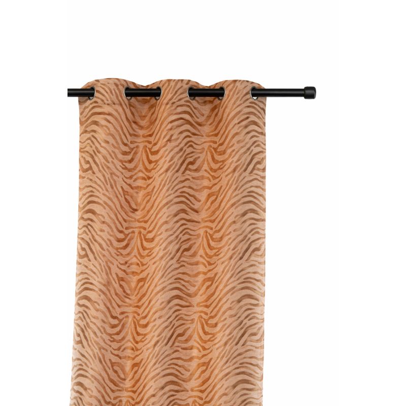 Rideau OSHA effet animal ocre 140x260cm