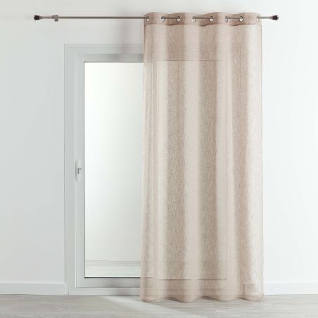 Voilage CIGAL polyester beige 140x240cm