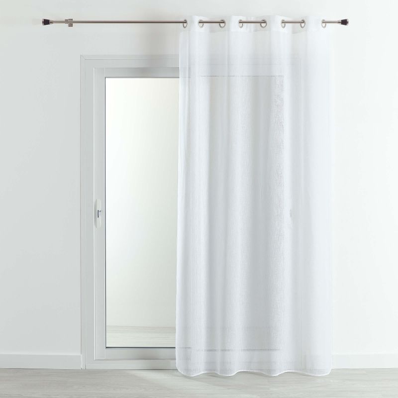 Voilage CIGAL polyester blanc 140x240cm