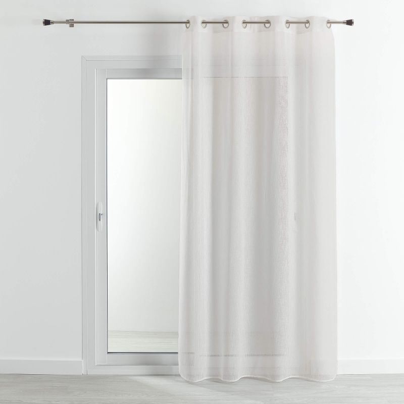 Voilage CIGAL polyester ivoire 140x240cm
