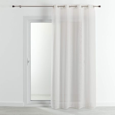 Voilage CIGAL polyester ivoire 140x240cm
