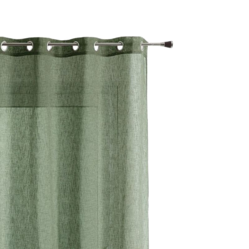Voilage CIGAL polyester vert olive 140x240cm