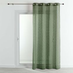 Voilage CIGAL polyester vert olive 140x240cm