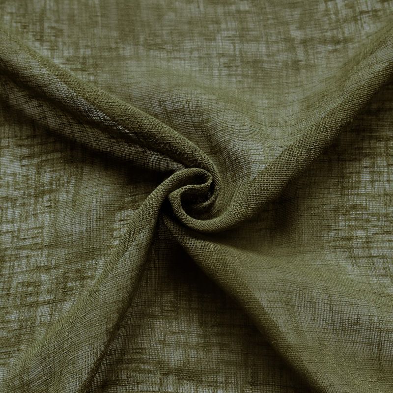 Voilage CIGAL polyester vert olive 140x240cm