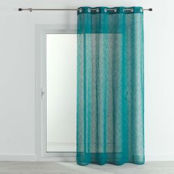 Voilage CIGAL polyester bleu paon 140x240cm