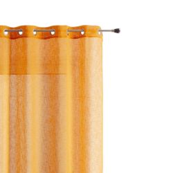 Voilage CIGAL polyester ocre 140x240cm