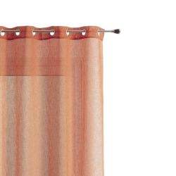 Voilage CIGAL polyester terracotta 140x240cm