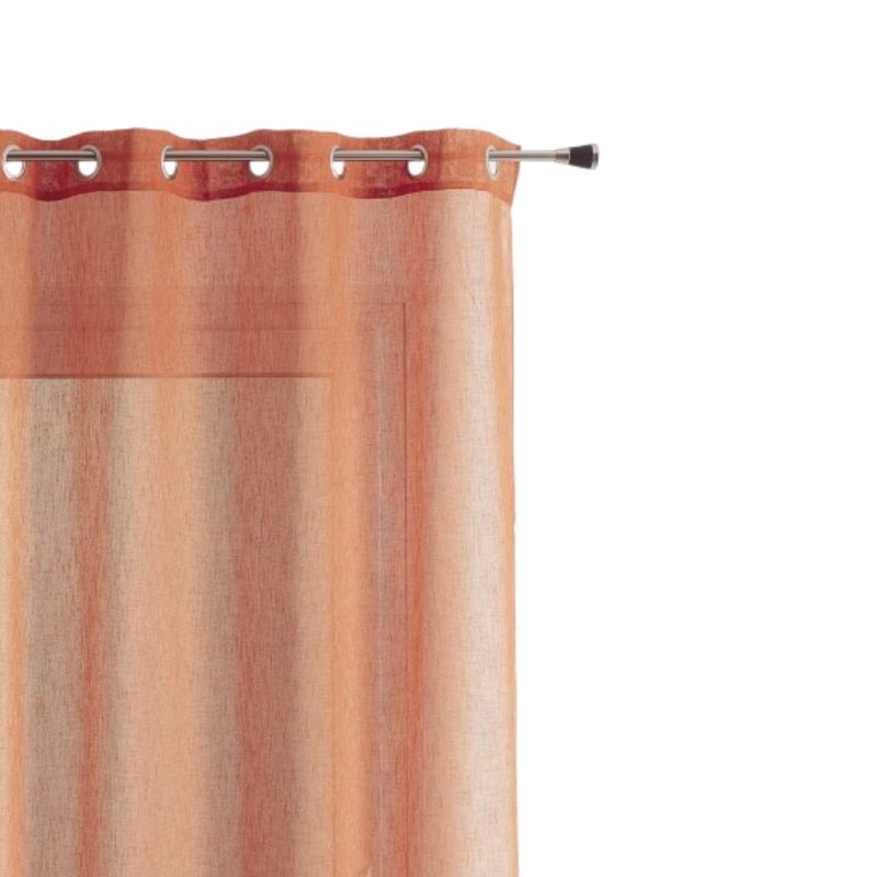 Voilage CIGAL polyester terracotta 140x240cm