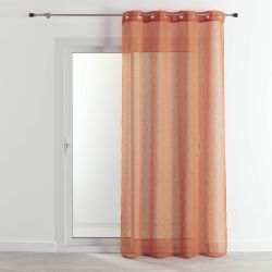 Voilage CIGAL polyester terracotta 140x240cm