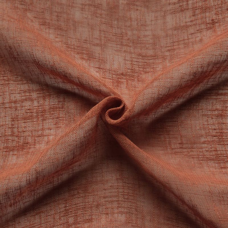Voilage CIGAL polyester terracotta 140x240cm