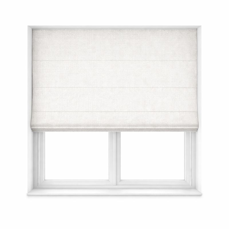 Store bateau MAKI polyester blanc 45x220cm