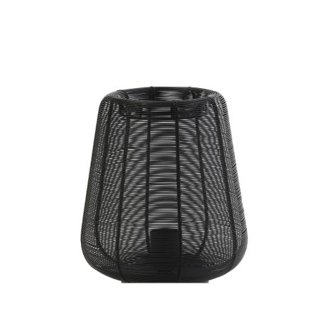 Lampe de table JEFE noir mat Ø22x26 cm