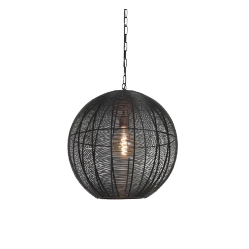 Suspension JEFE noir mat Ø50x54 cm