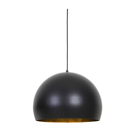 Suspension LAJI noir mat et or Ø56x40 cm