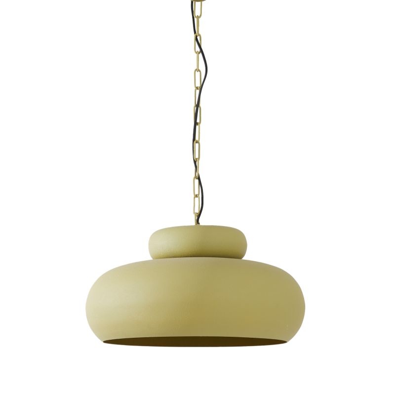 Suspension TOFF vert olive mat Ø46x30 cm