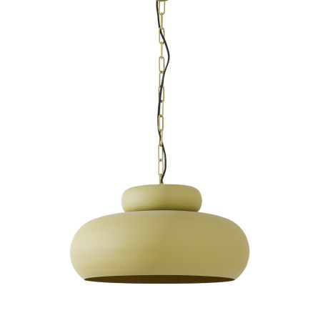 Suspension TOFF vert olive mat Ø46x30 cm