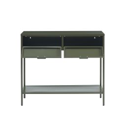 Console PANTONEmétal vert olive foncé 100cm