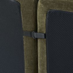 Chauffeuse JANIS modulable 1 place velours vert