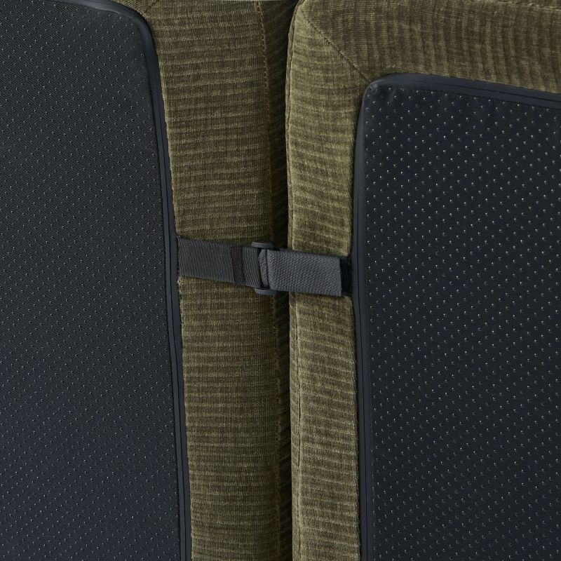 Banquette JANIS modulable 2 places velours vert