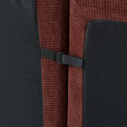 Chauffeuse JANIS modulable 1 place velours bordeaux