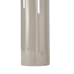 Table de séjour ronde NORI laquée brillante beige 120cm