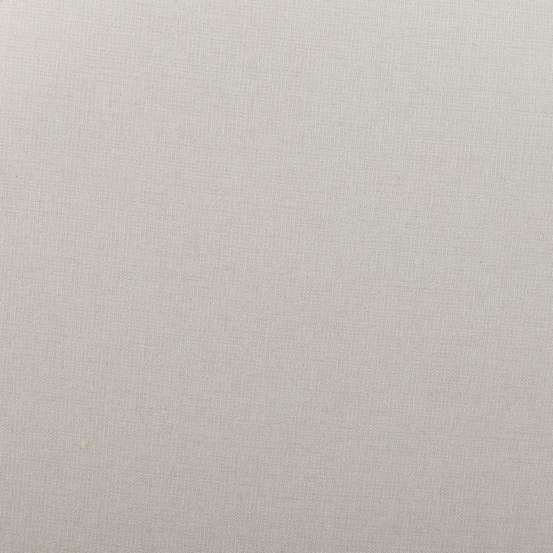 Lot de 2 chaises NOA tissu beige pieds métal finition noyer