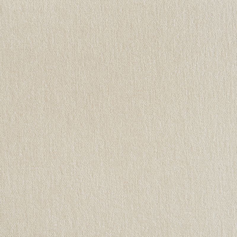 Lot de 2 fauteuils repas IVAN tissu beige glacé pieds métal beige